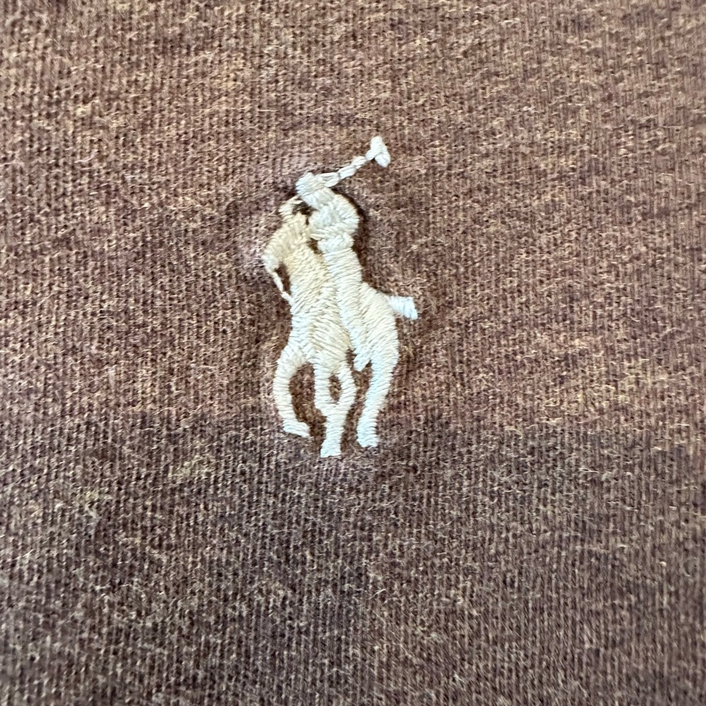 Polo Ralph Lauren Pima Cotton Crew Neck T-Shirt Nutmeg Brown - Picture 6 of 11